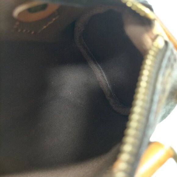 Louis Vuitton LV Hand Bag Mini Speedy Dark Brown Monogram 970-081525 - Picture 9 of 13